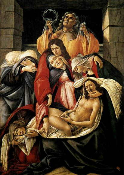 BOTTICELLI, Sandro Lamentation over the Dead Christ